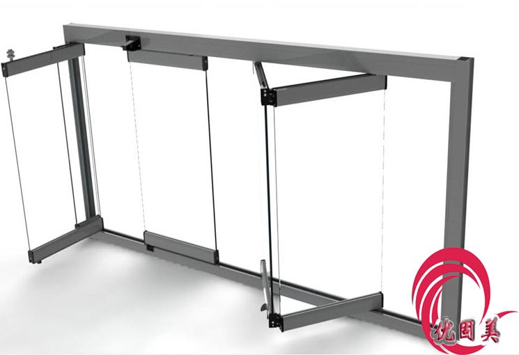 高檔無(wú)框折疊窗隱形窗陽(yáng)臺(tái)玻璃窗安裝產(chǎn)品展示